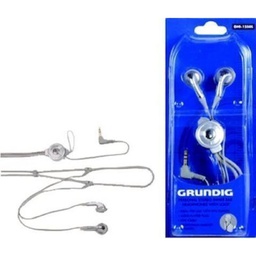 [URUN00330] Grundig Silver Comfortable Inner Earphones With Loop For MP3 3.5mm Jack GR-GHI1570S