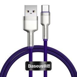 [BASE00138] Baseus Cafule Metal 40W 1m Type-C Cable Purple