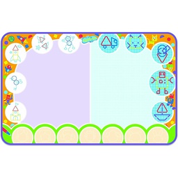 [URUN0637] TOMY Aquadoodle Pro Shape &amp; Create Large Water Doodle Mat 75 cm x 48 cm TOMY-72867
